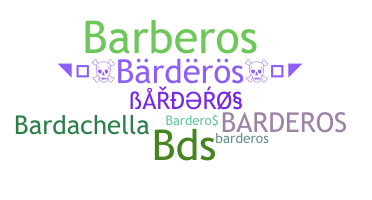 별명 - Barderos