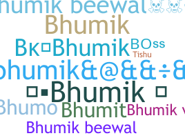 별명 - bhumik