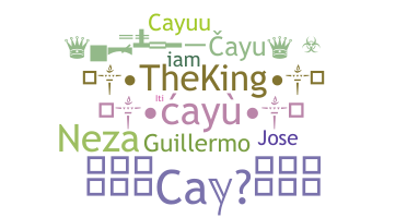 별명 - Cayu