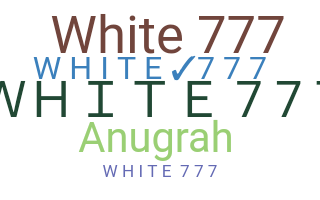 별명 - White777