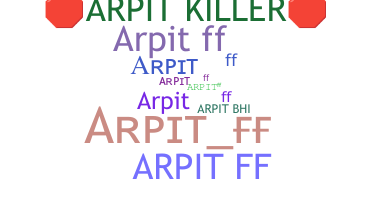 별명 - ArpitFF