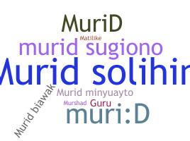 별명 - Murid