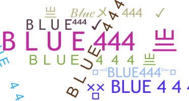 별명 - BLUE444