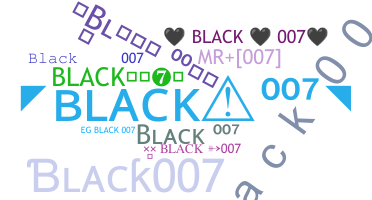 별명 - Black007