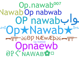 별명 - opnawab