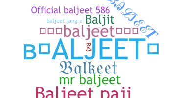별명 - Baljeet