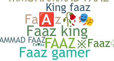별명 - faaz