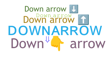 별명 - downarrow