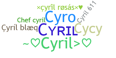 별명 - Cyril