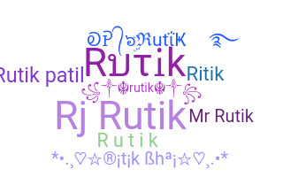 별명 - Rutik
