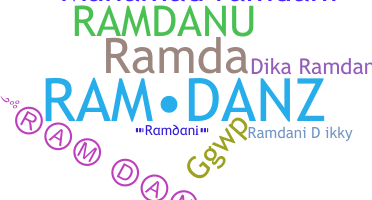 별명 - Ramdani