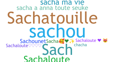 별명 - Sacha