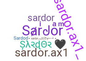 별명 - Sardor