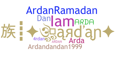 별명 - Ardan