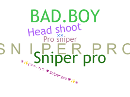 별명 - SniperPRO