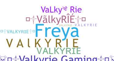 별명 - Valkyrie