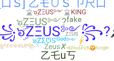 별명 - Zeus
