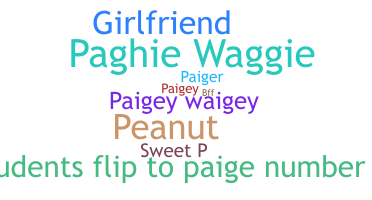 별명 - Paige