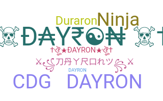 별명 - dayron