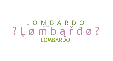 별명 - Lombardo