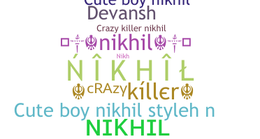 별명 - Nikhi