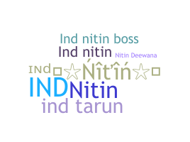 별명 - IndNitin