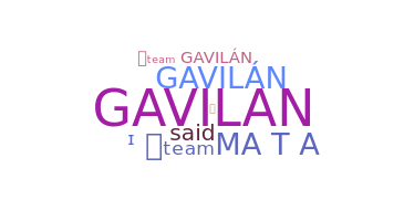 별명 - Gavilan