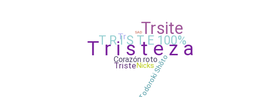 별명 - Tristeza