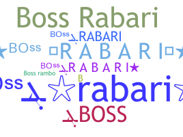 별명 - BossRabari