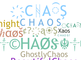 별명 - Chaos