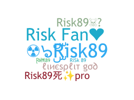 별명 - risk89
