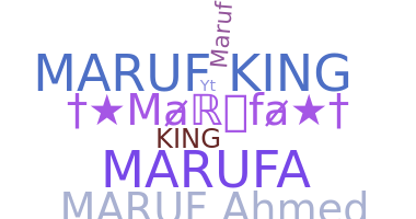 별명 - Marufa