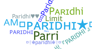 별명 - Paridhi