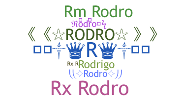 별명 - rodro