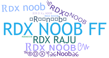 별명 - RDXnoob